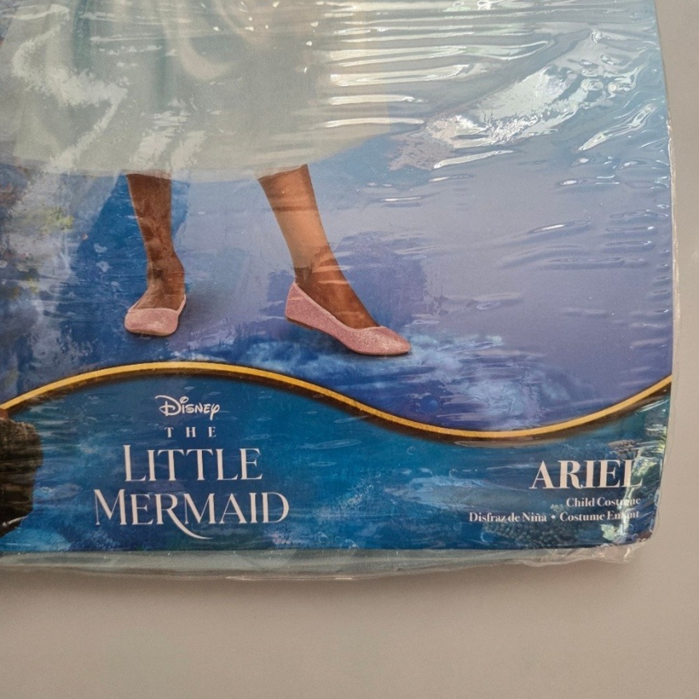 Disney The Little Mermaid Ariel Costume Dress Up - Girls Size M (7-8) - Picture 5 of 5